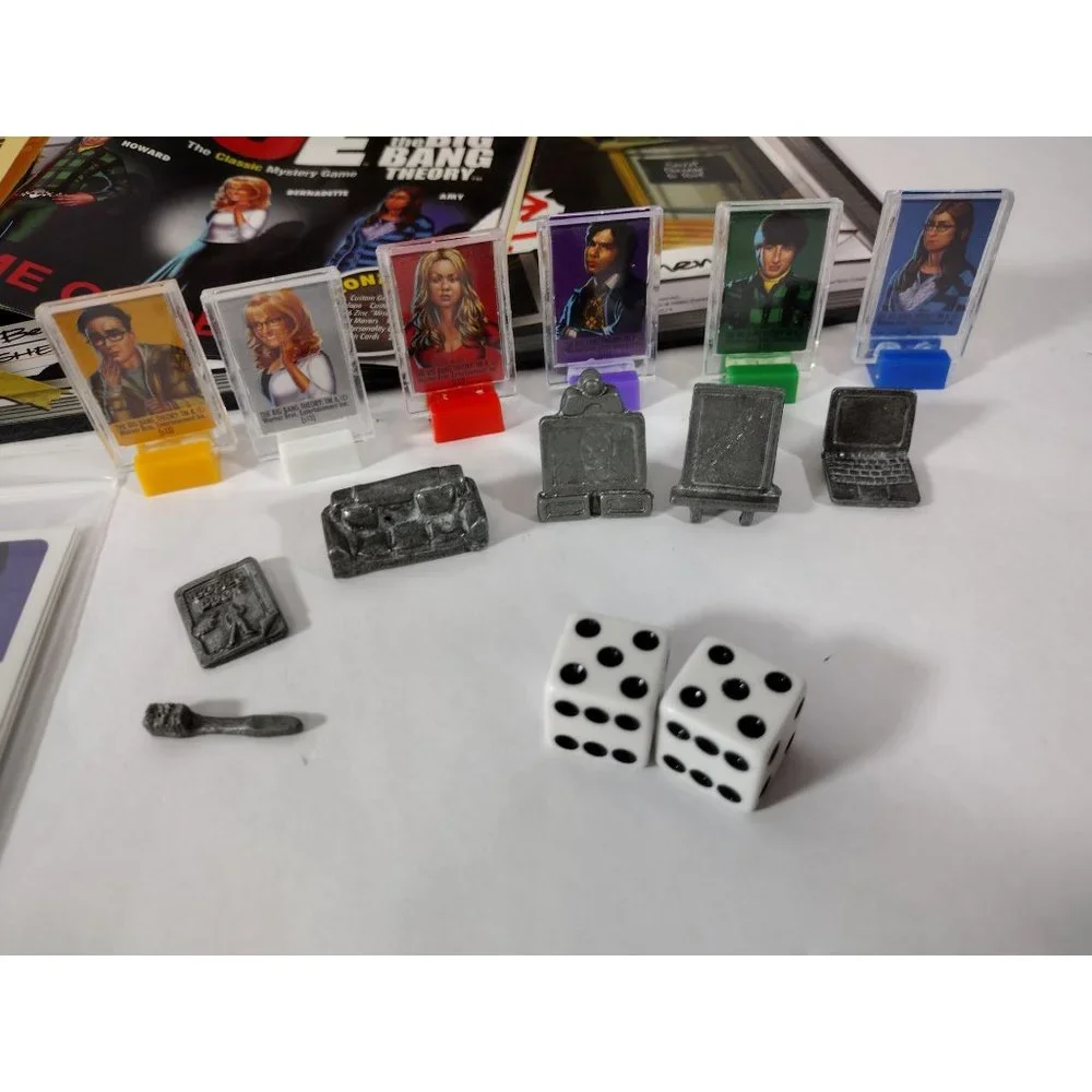 Clue The Big Bang Theory Edition Hasbro 2013 Mystery Board Game Complete